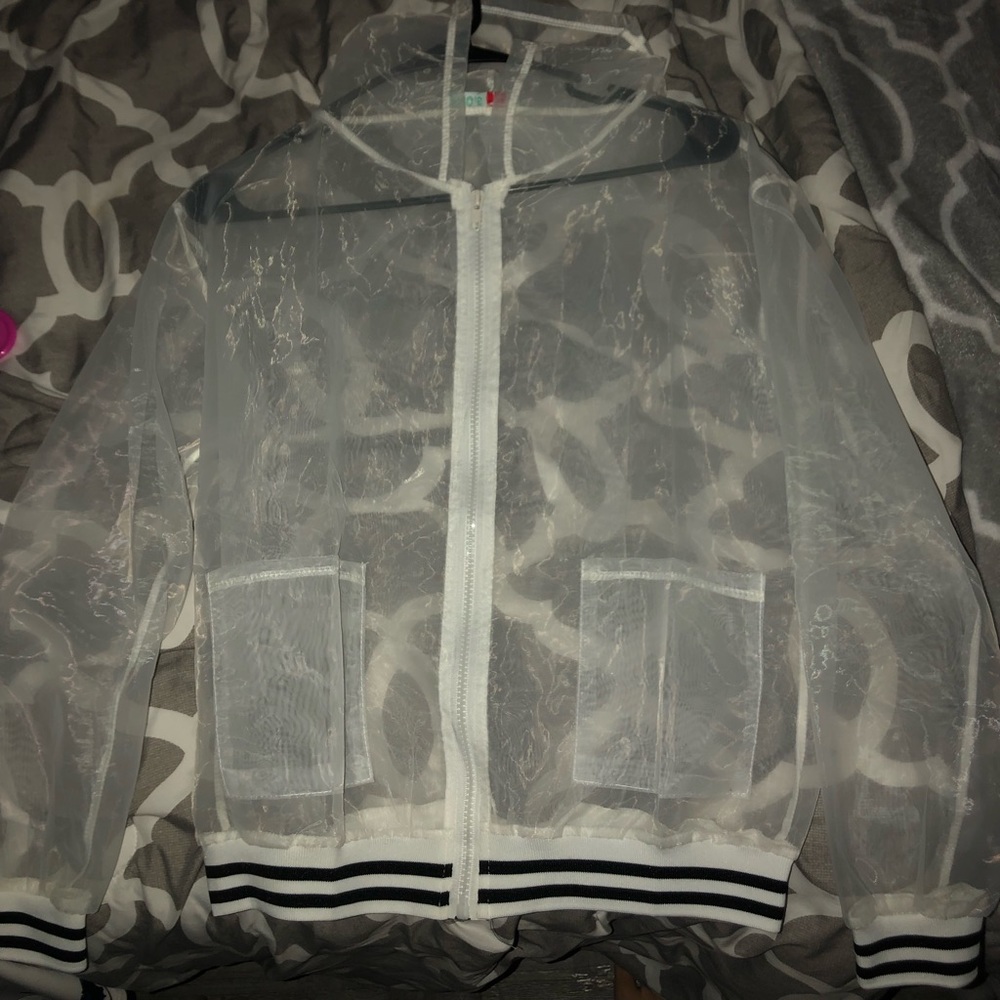 Romwe See-Through Jacket